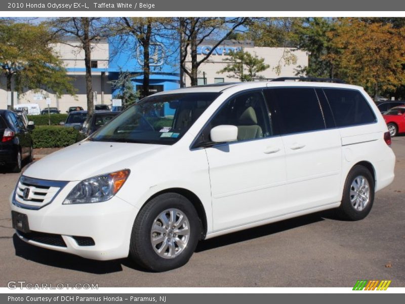 Taffeta White / Beige 2010 Honda Odyssey EX-L