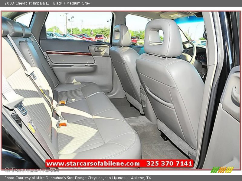 Black / Medium Gray 2003 Chevrolet Impala LS