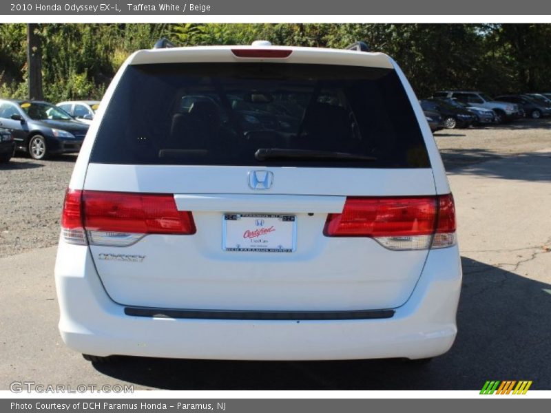Taffeta White / Beige 2010 Honda Odyssey EX-L