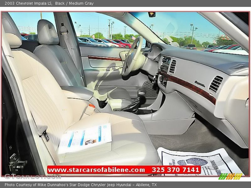 Black / Medium Gray 2003 Chevrolet Impala LS