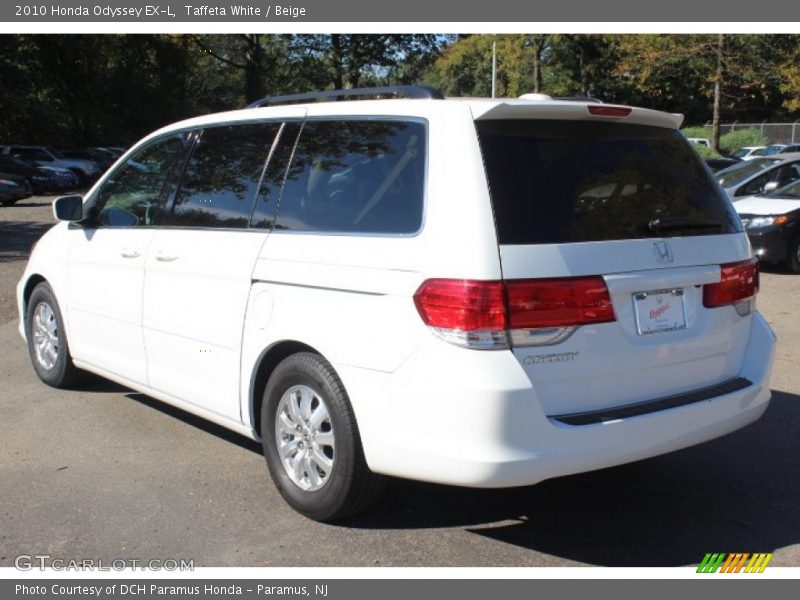 Taffeta White / Beige 2010 Honda Odyssey EX-L