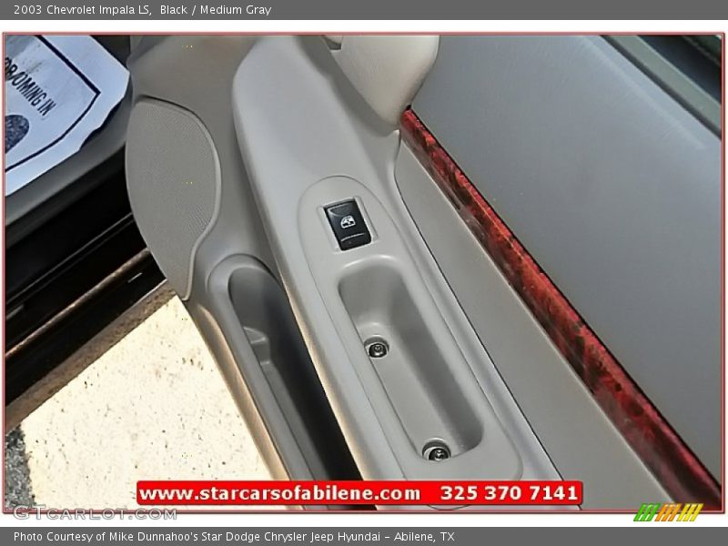 Black / Medium Gray 2003 Chevrolet Impala LS