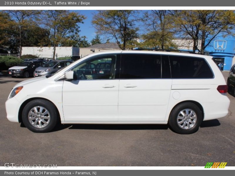 Taffeta White / Beige 2010 Honda Odyssey EX-L