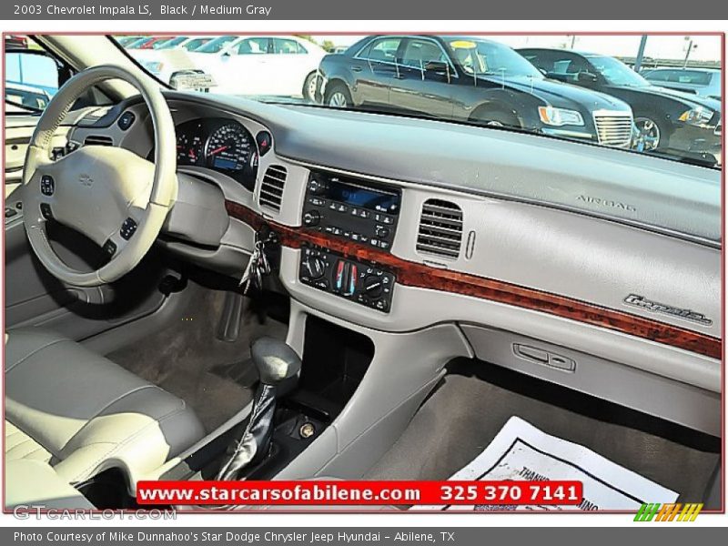 Black / Medium Gray 2003 Chevrolet Impala LS