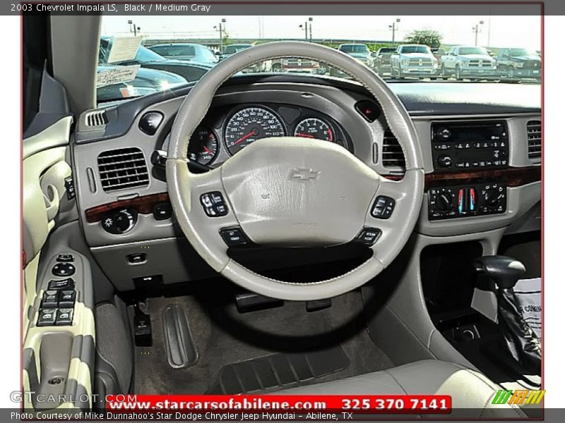 Black / Medium Gray 2003 Chevrolet Impala LS