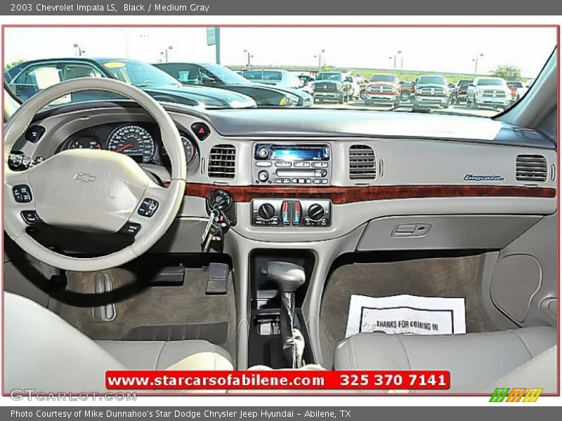 Black / Medium Gray 2003 Chevrolet Impala LS