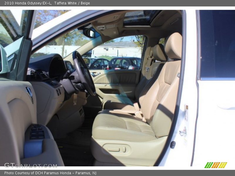 Taffeta White / Beige 2010 Honda Odyssey EX-L