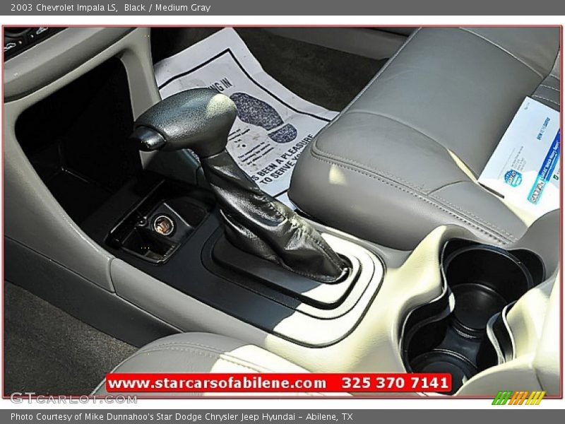 Black / Medium Gray 2003 Chevrolet Impala LS