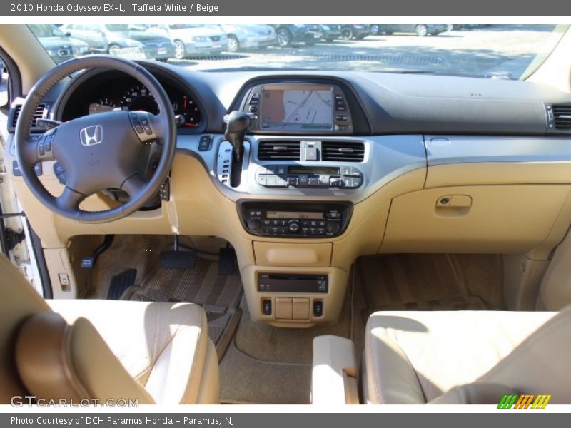 Taffeta White / Beige 2010 Honda Odyssey EX-L