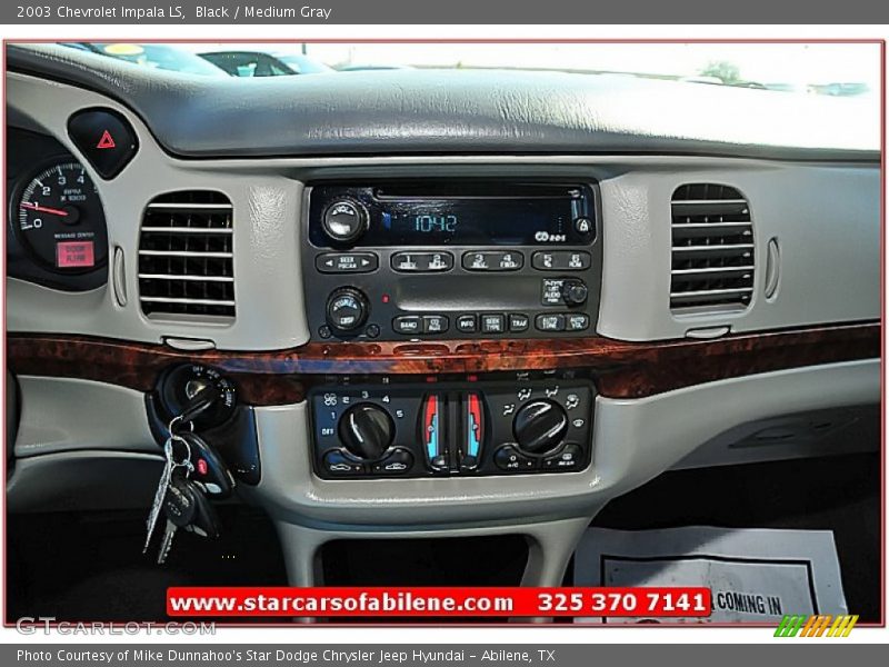 Black / Medium Gray 2003 Chevrolet Impala LS