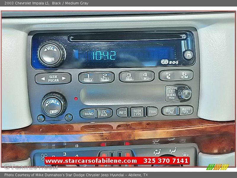 Black / Medium Gray 2003 Chevrolet Impala LS