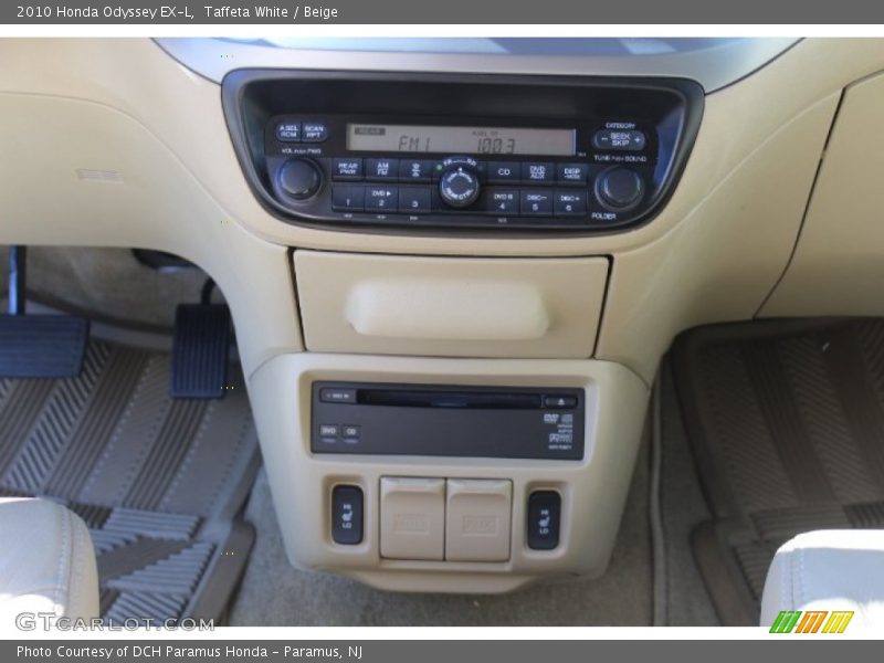Taffeta White / Beige 2010 Honda Odyssey EX-L