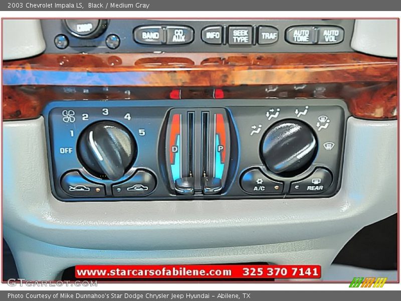 Black / Medium Gray 2003 Chevrolet Impala LS