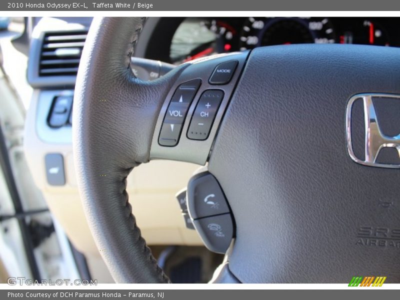 Taffeta White / Beige 2010 Honda Odyssey EX-L