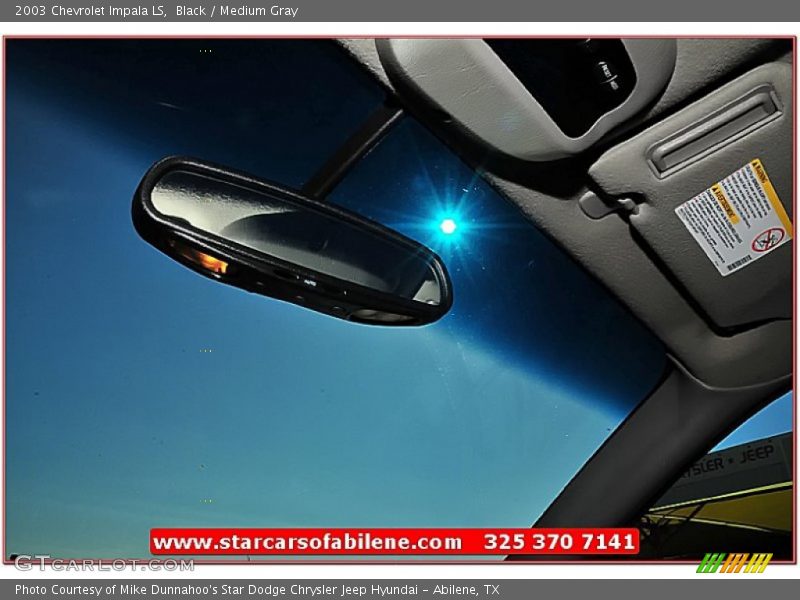 Black / Medium Gray 2003 Chevrolet Impala LS