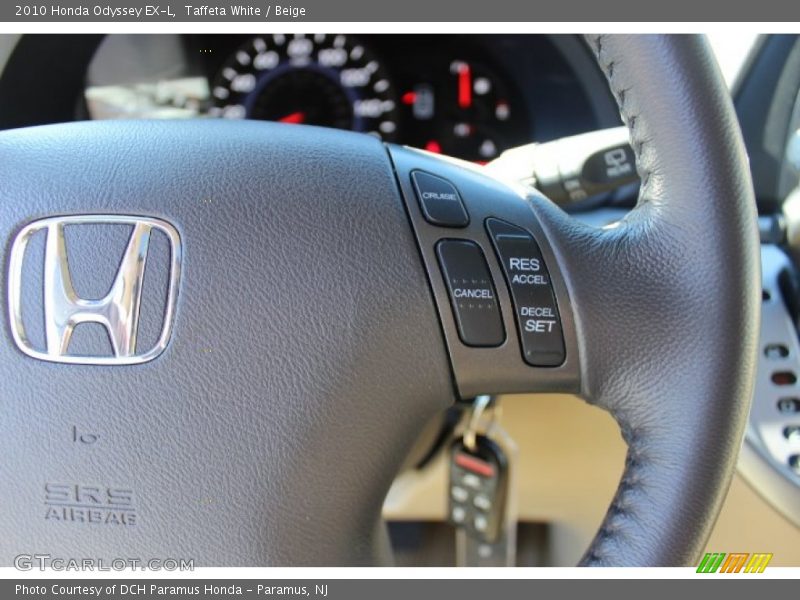 Taffeta White / Beige 2010 Honda Odyssey EX-L