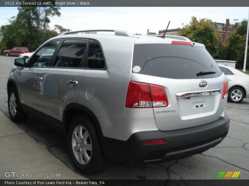 Bright Silver / Black 2013 Kia Sorento LX AWD