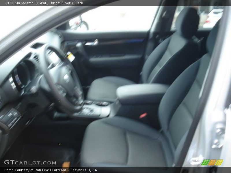 Bright Silver / Black 2013 Kia Sorento LX AWD