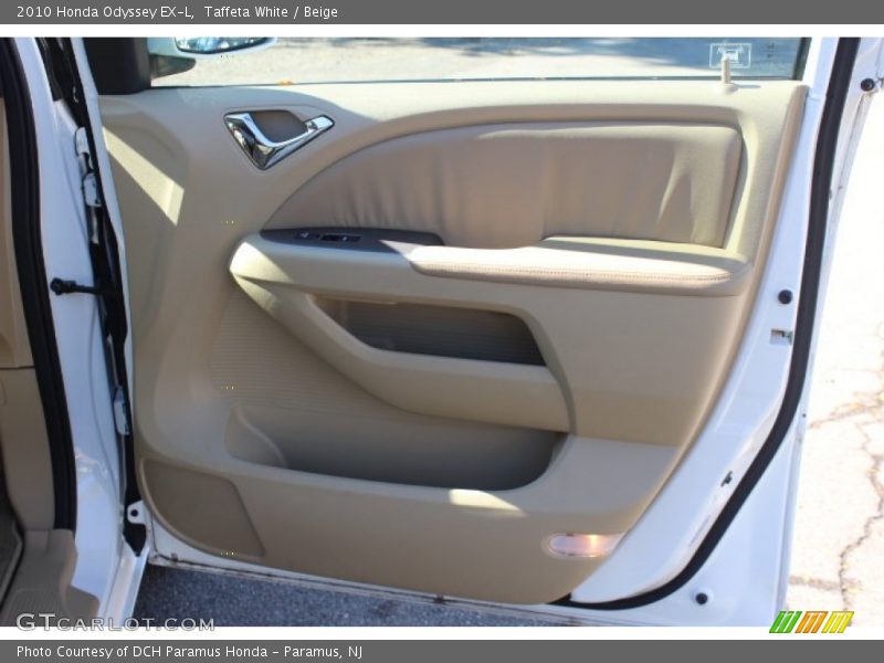 Taffeta White / Beige 2010 Honda Odyssey EX-L