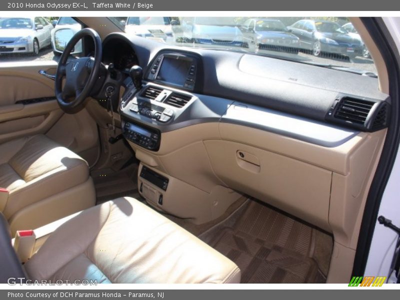 Taffeta White / Beige 2010 Honda Odyssey EX-L