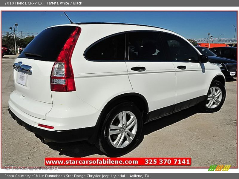 Taffeta White / Black 2010 Honda CR-V EX