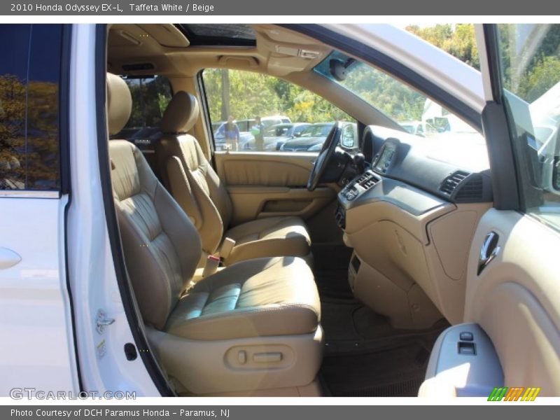 Taffeta White / Beige 2010 Honda Odyssey EX-L