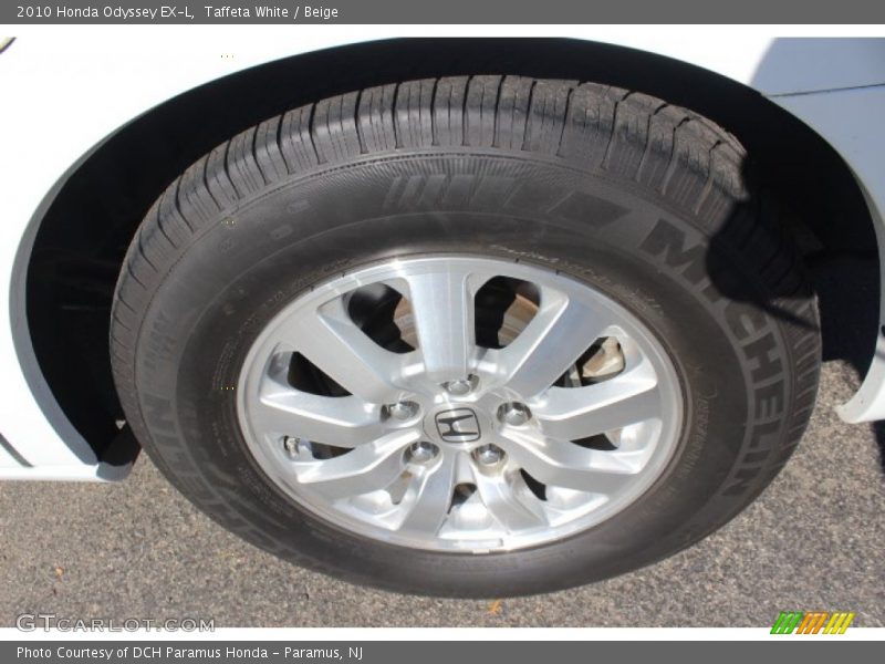 Taffeta White / Beige 2010 Honda Odyssey EX-L