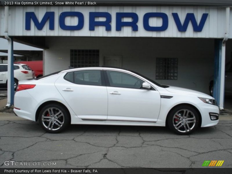 Snow White Pearl / Black 2013 Kia Optima SX Limited