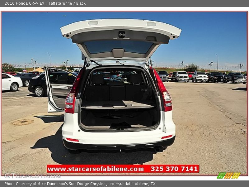Taffeta White / Black 2010 Honda CR-V EX