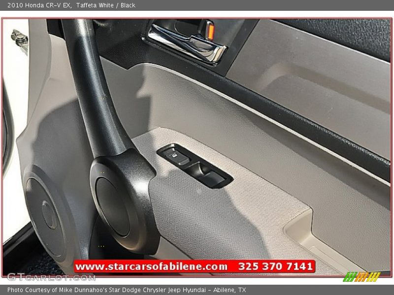 Taffeta White / Black 2010 Honda CR-V EX