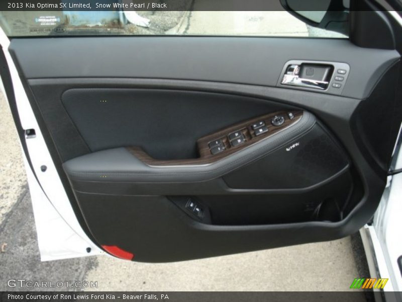 Snow White Pearl / Black 2013 Kia Optima SX Limited