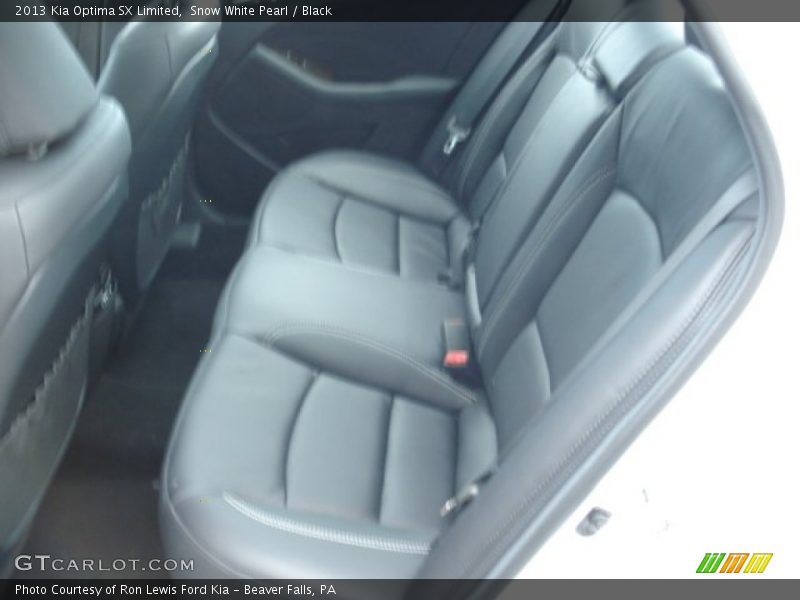 Snow White Pearl / Black 2013 Kia Optima SX Limited