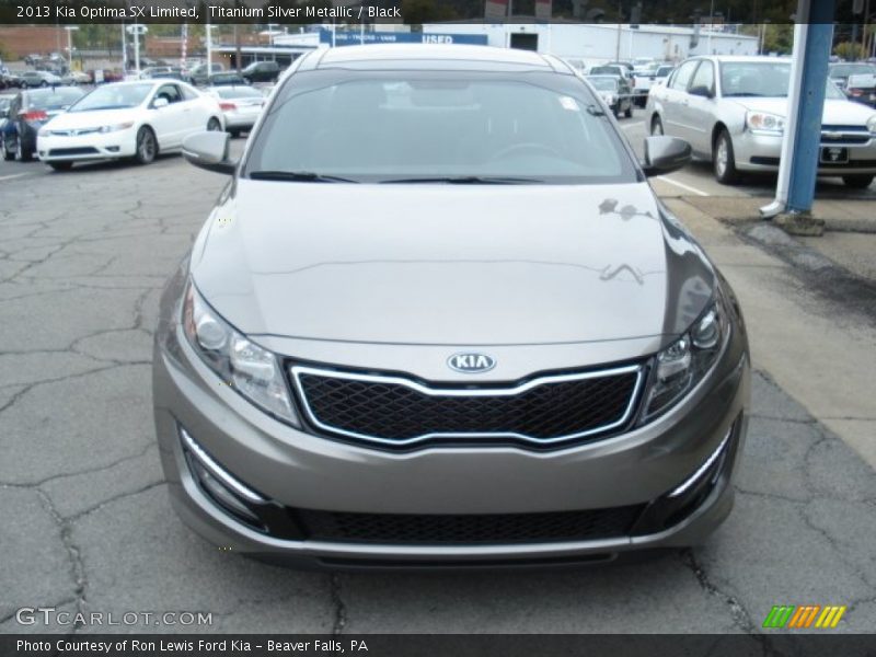 Titanium Silver Metallic / Black 2013 Kia Optima SX Limited