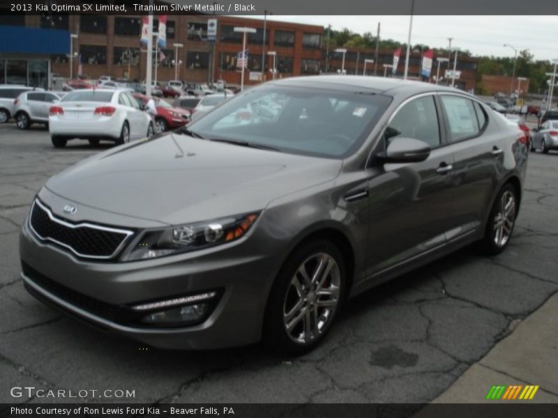 Titanium Silver Metallic / Black 2013 Kia Optima SX Limited