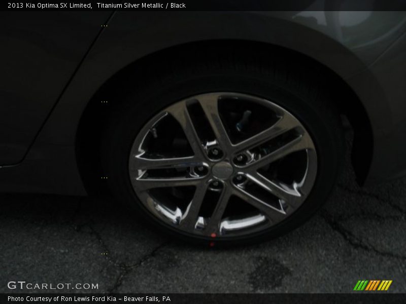 Titanium Silver Metallic / Black 2013 Kia Optima SX Limited