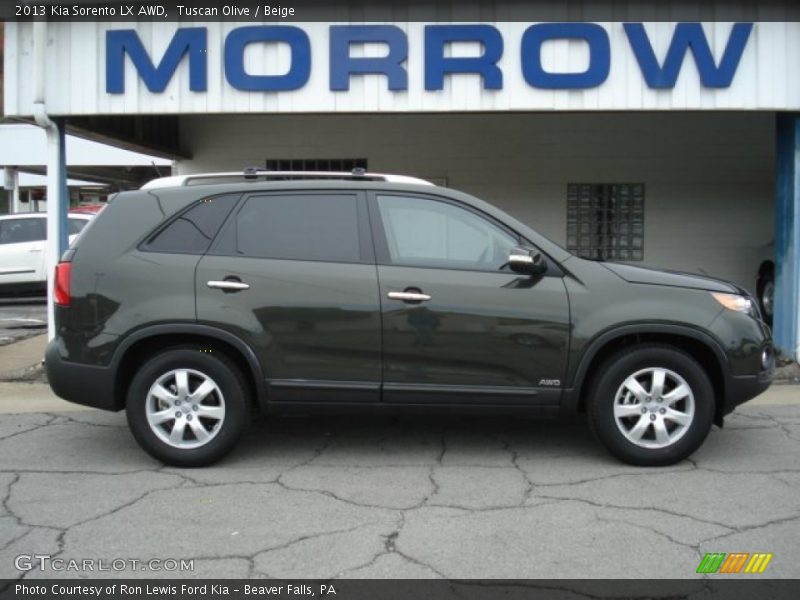 Tuscan Olive / Beige 2013 Kia Sorento LX AWD