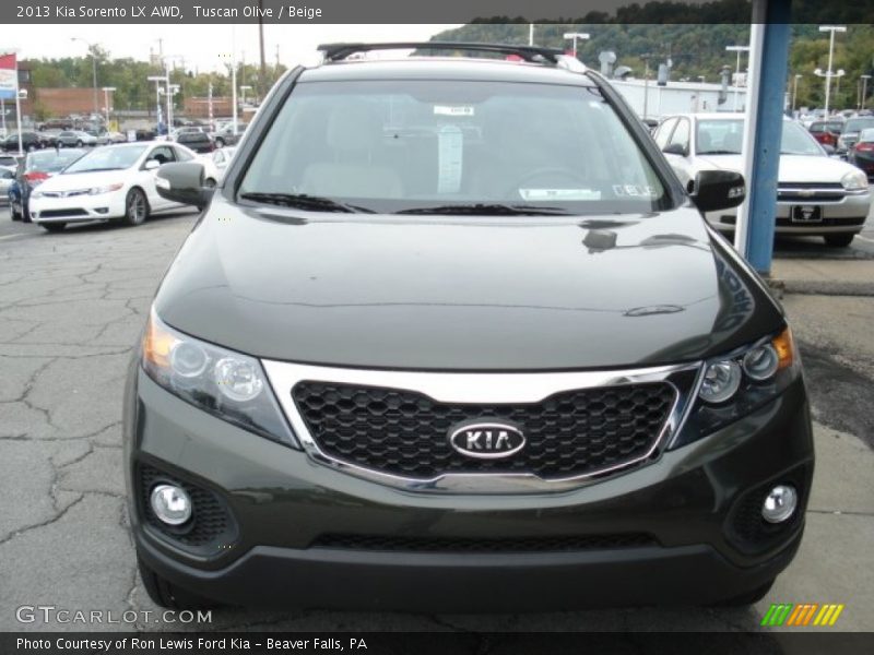 Tuscan Olive / Beige 2013 Kia Sorento LX AWD
