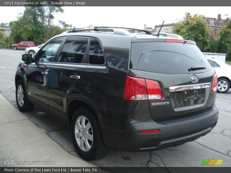 Tuscan Olive / Beige 2013 Kia Sorento LX AWD