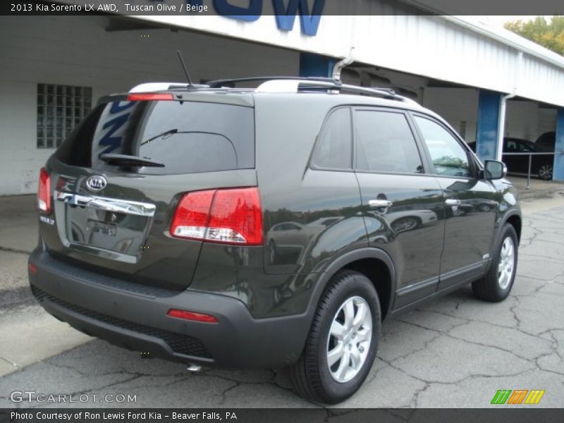 Tuscan Olive / Beige 2013 Kia Sorento LX AWD