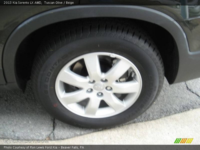 Tuscan Olive / Beige 2013 Kia Sorento LX AWD