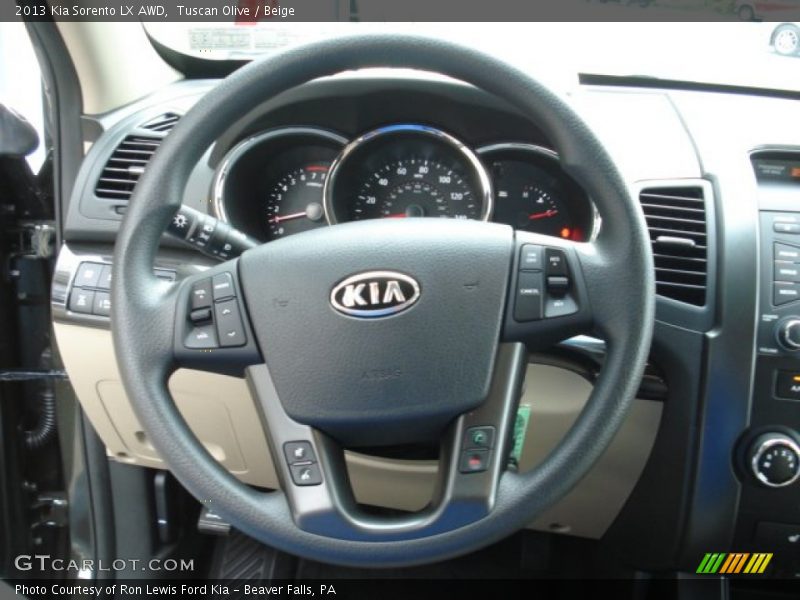 Tuscan Olive / Beige 2013 Kia Sorento LX AWD