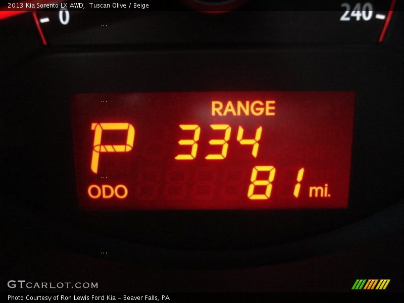 Tuscan Olive / Beige 2013 Kia Sorento LX AWD