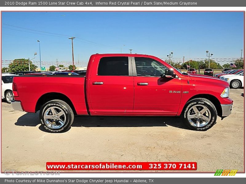 Inferno Red Crystal Pearl / Dark Slate/Medium Graystone 2010 Dodge Ram 1500 Lone Star Crew Cab 4x4