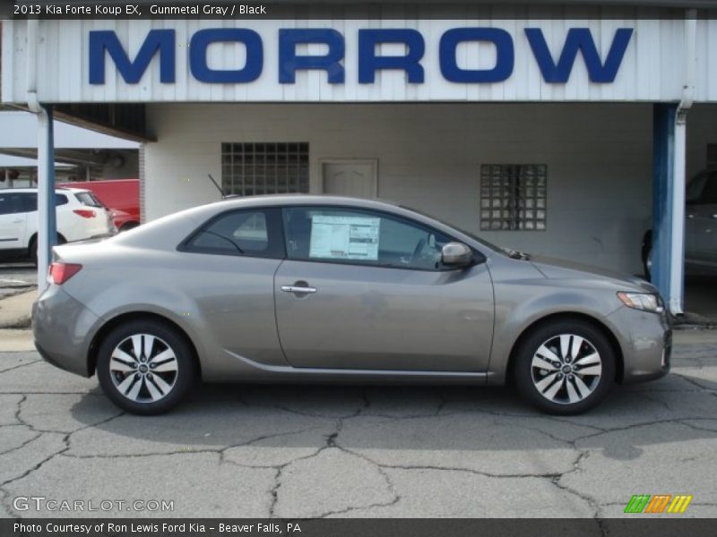 Gunmetal Gray / Black 2013 Kia Forte Koup EX