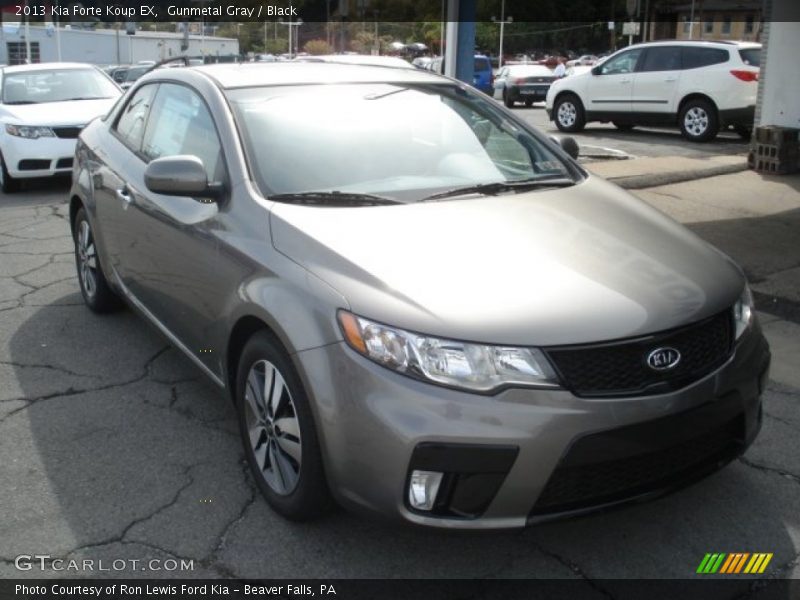 Gunmetal Gray / Black 2013 Kia Forte Koup EX
