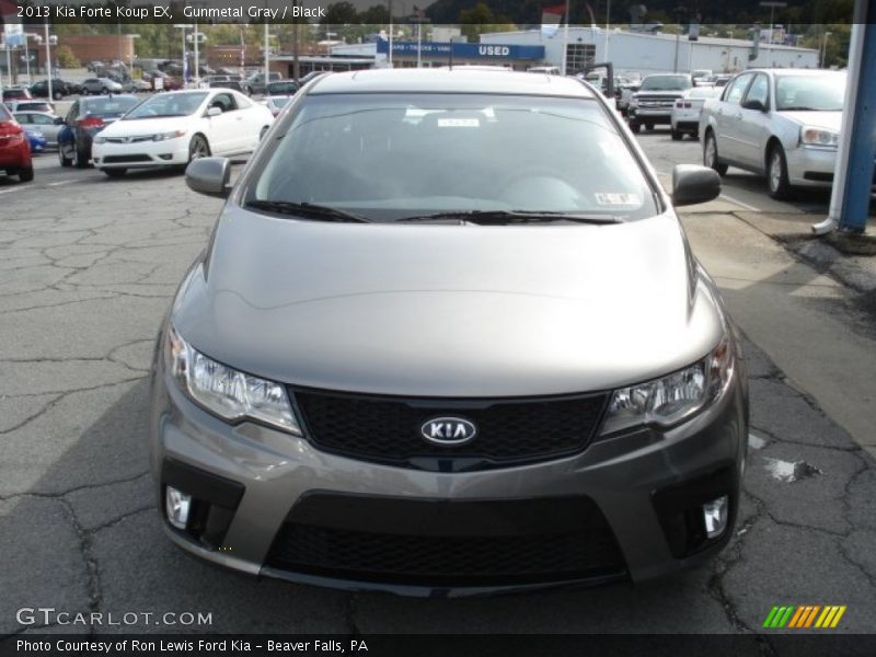 Gunmetal Gray / Black 2013 Kia Forte Koup EX