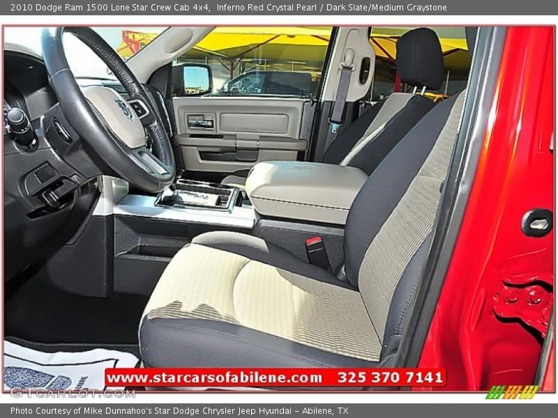 Inferno Red Crystal Pearl / Dark Slate/Medium Graystone 2010 Dodge Ram 1500 Lone Star Crew Cab 4x4