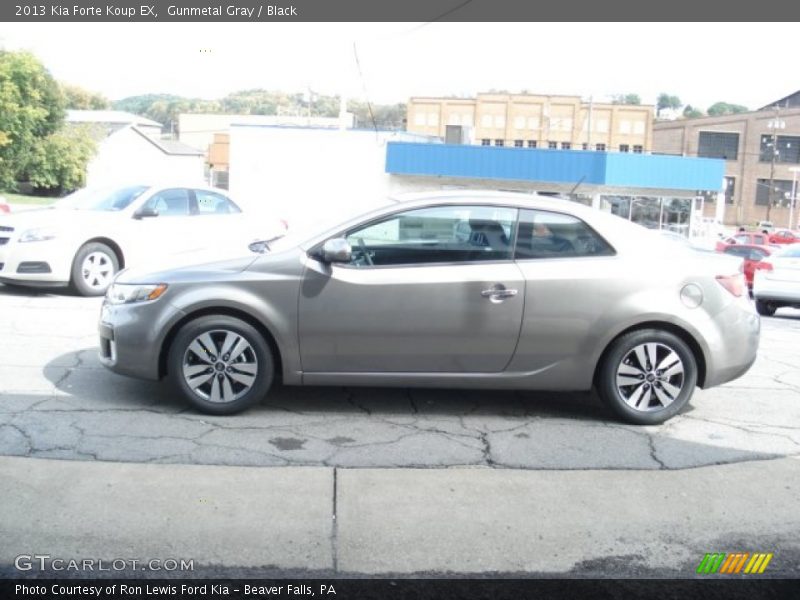 Gunmetal Gray / Black 2013 Kia Forte Koup EX