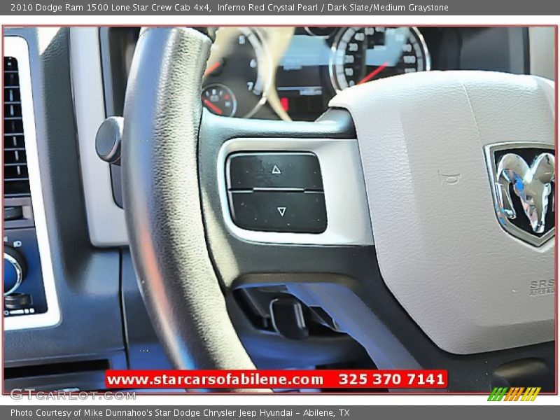 Inferno Red Crystal Pearl / Dark Slate/Medium Graystone 2010 Dodge Ram 1500 Lone Star Crew Cab 4x4