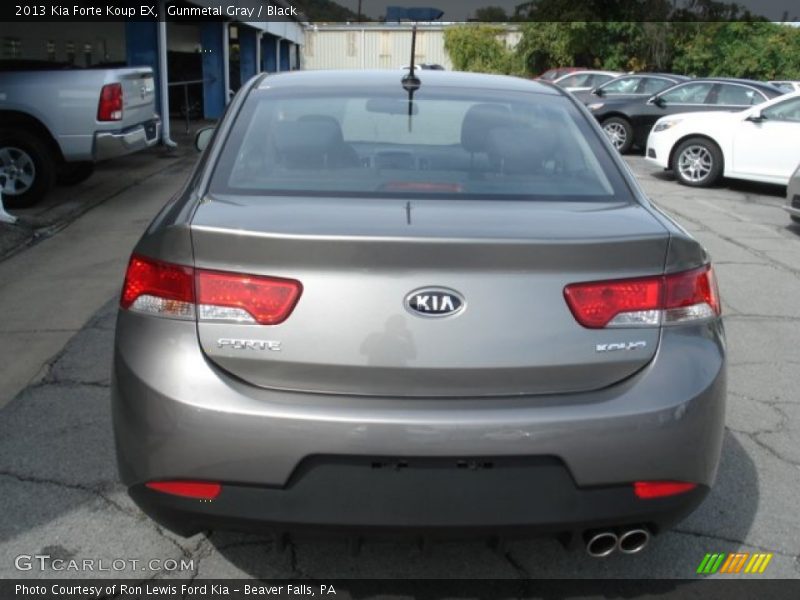 Gunmetal Gray / Black 2013 Kia Forte Koup EX